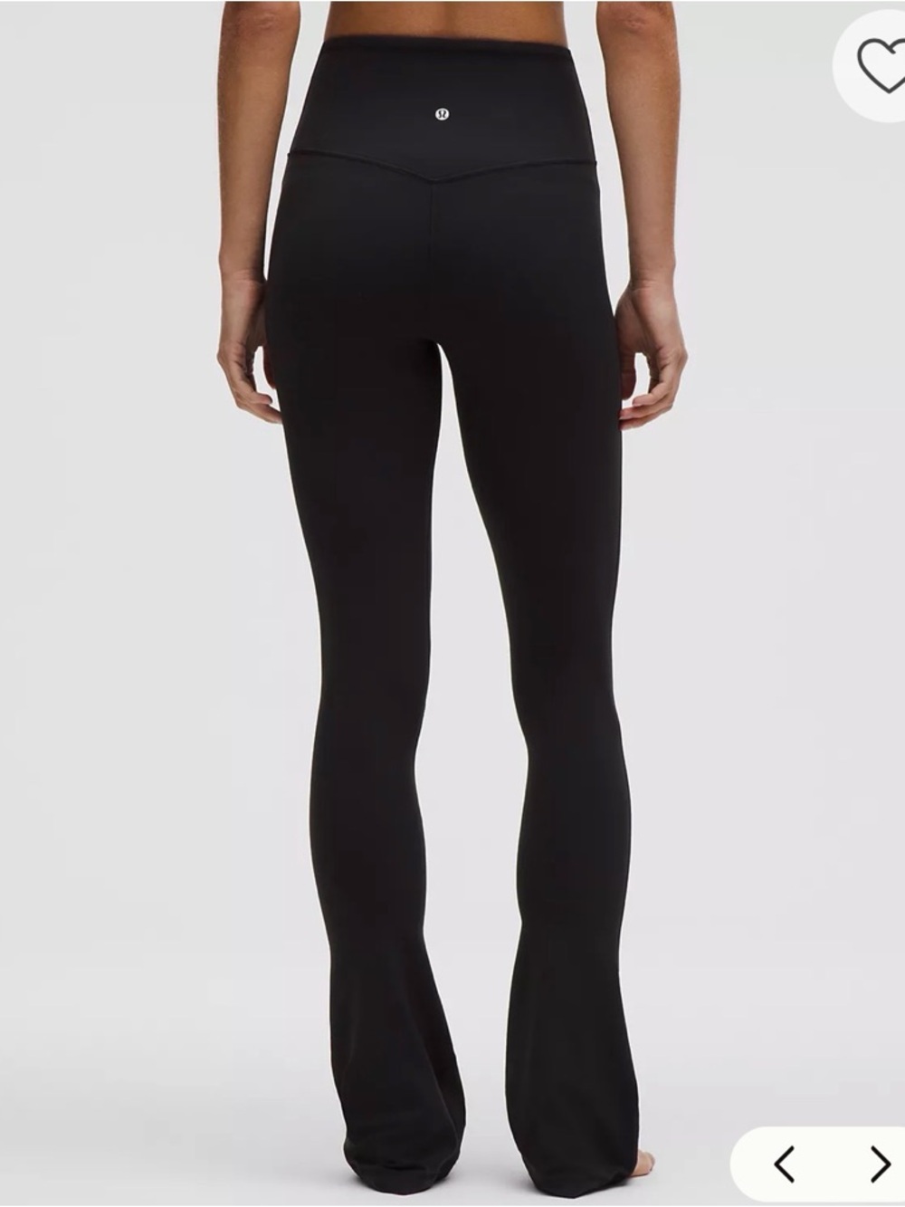 lululemon athletica Black High-Rise Flared Leggings